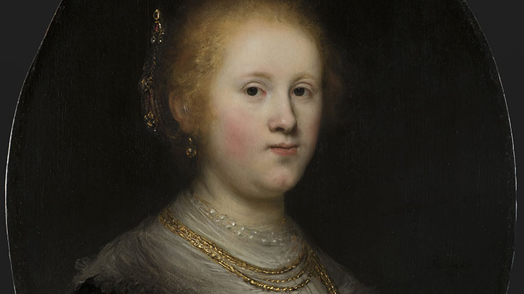 Rembrandt van Rijn, Portrait of a Young Woman, 1632, Allentown Art Museum, K39