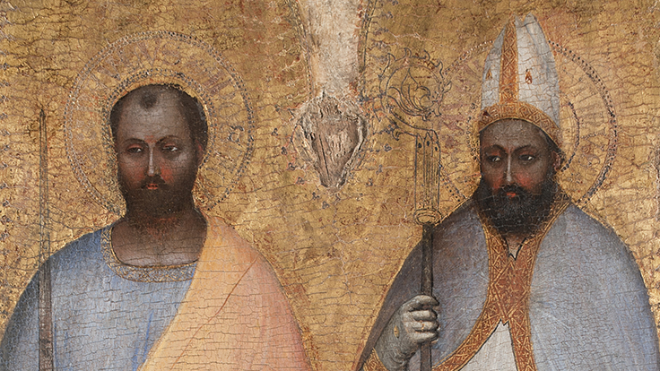 Giusto de' Menabuoi, Saints Paul and Augustine, 1363