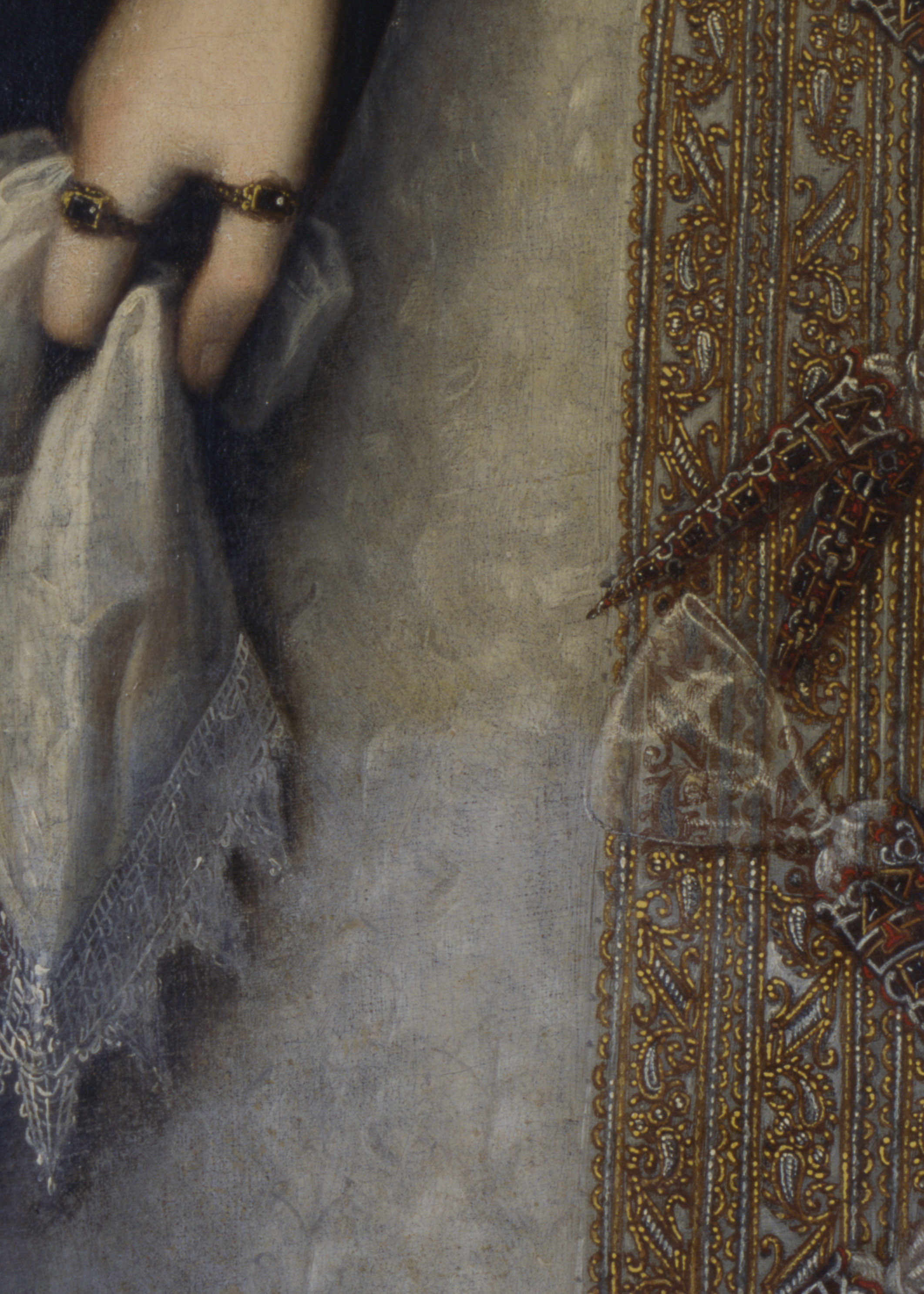 Margaret of Austria, Queen of Spain | Kress Paintings Conservation