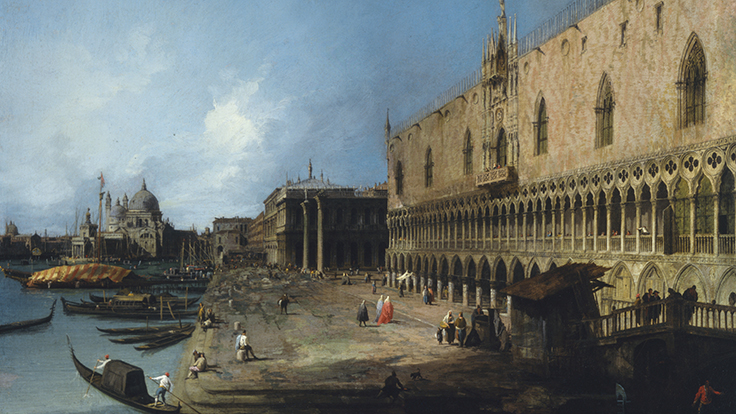 Canaletto, View of the Molo, Venice, 1730