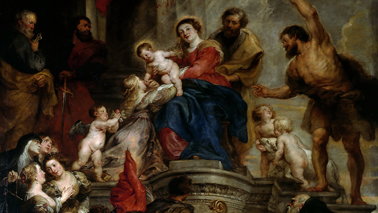 Rubens Madonna Enthroned